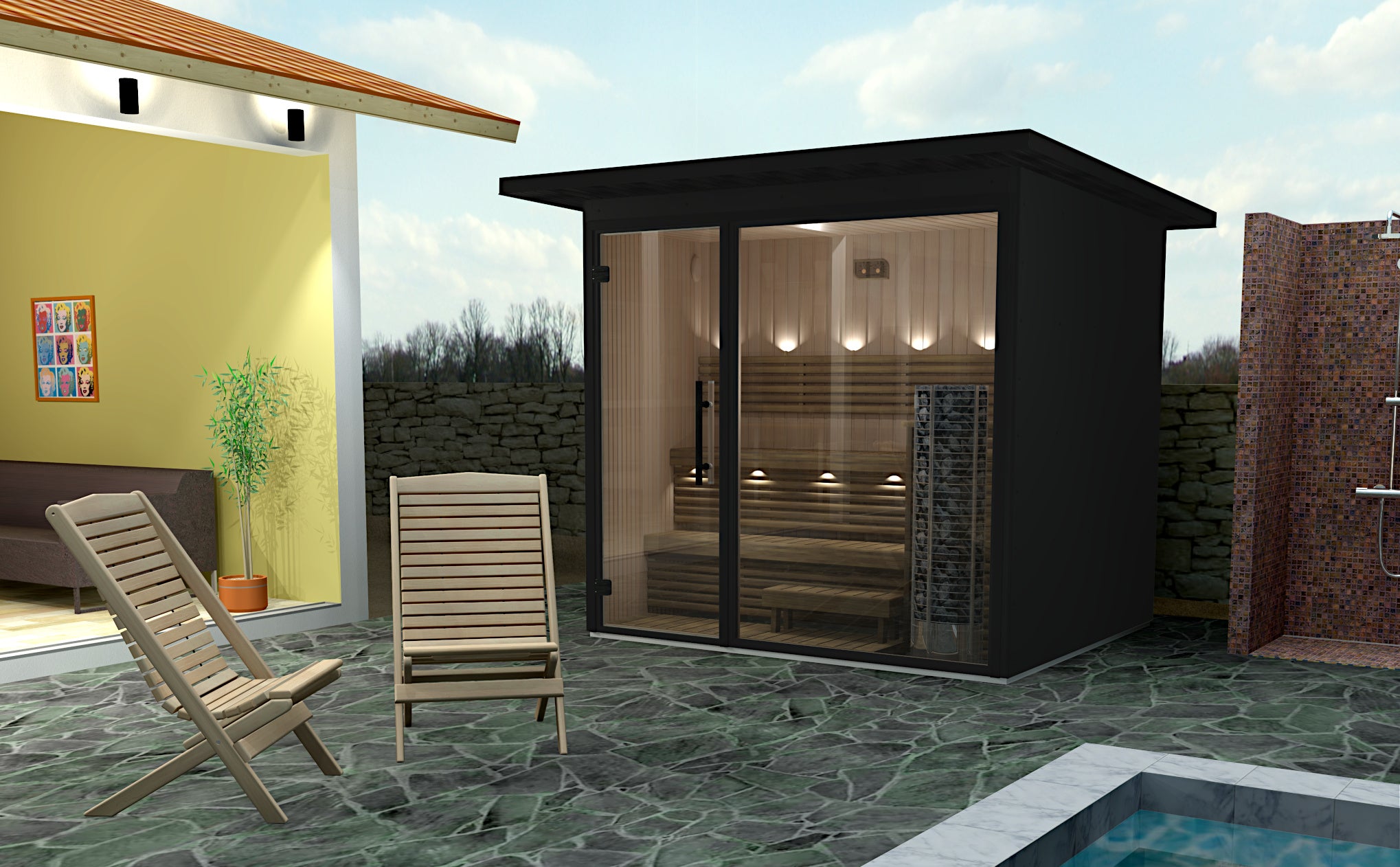 Outdoor saunas - DECO