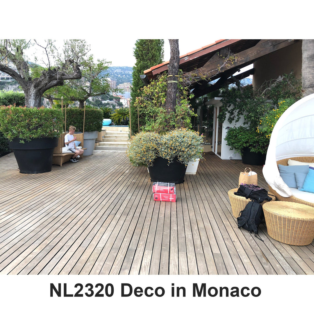 NL2320 Deco - White outdoor sauna
