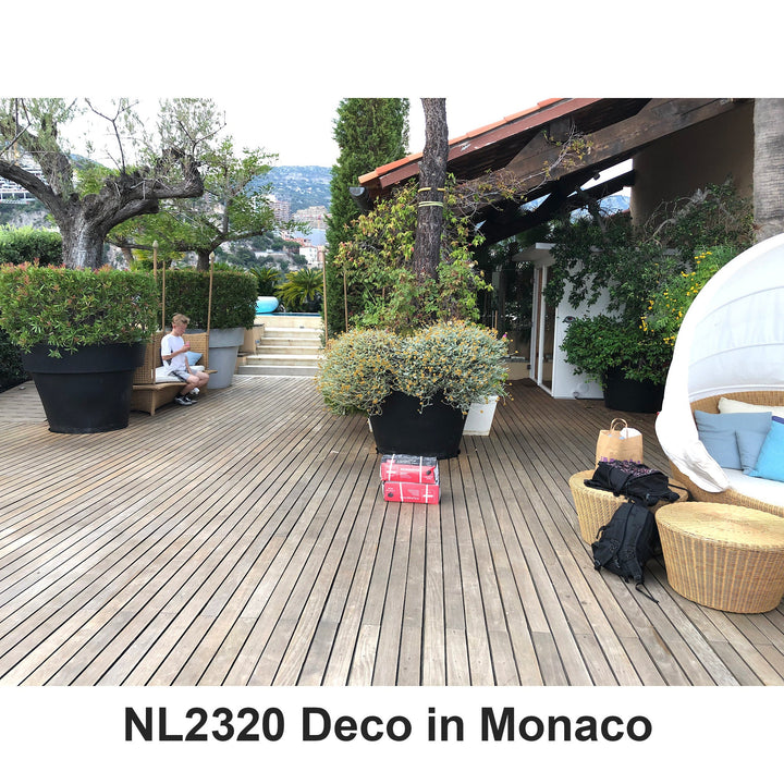 NL2320 Deco - White outdoor sauna