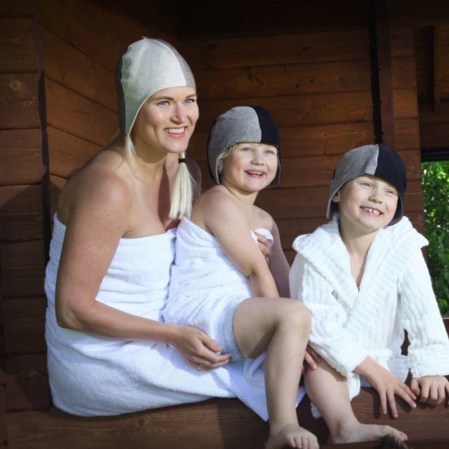 Fin brown Sauna Hat - 2263 – Saunastore.com