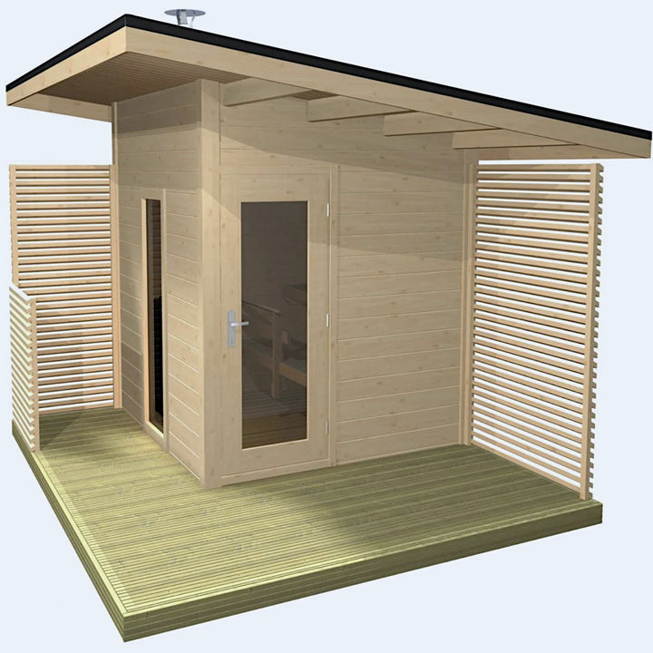 Harvia Solide Compact outdoor sauna