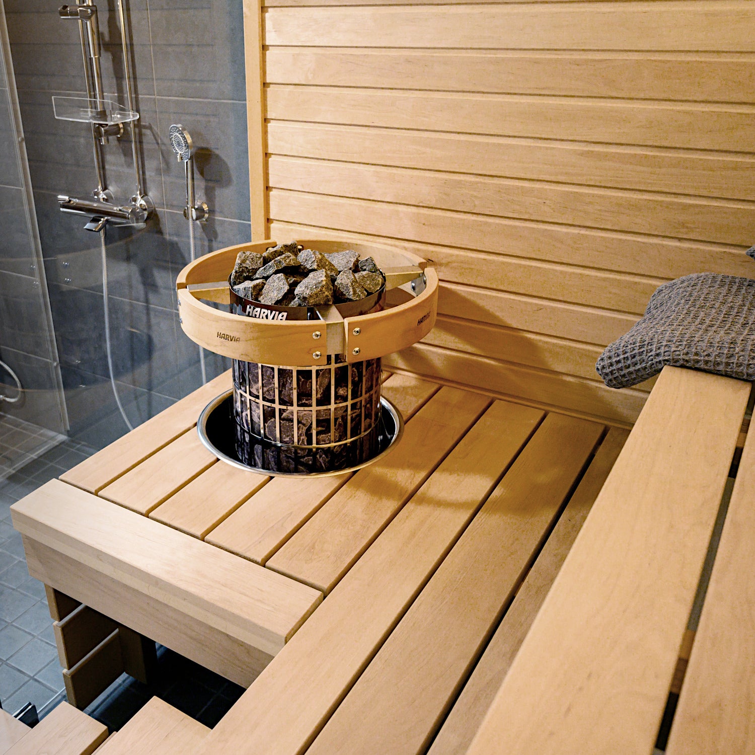 Harvia Cilindro sauna heater Safety Railing – Saunastore.com