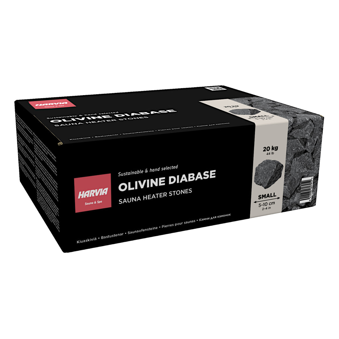 Harvia sauna heater stones edgy olivine diabase