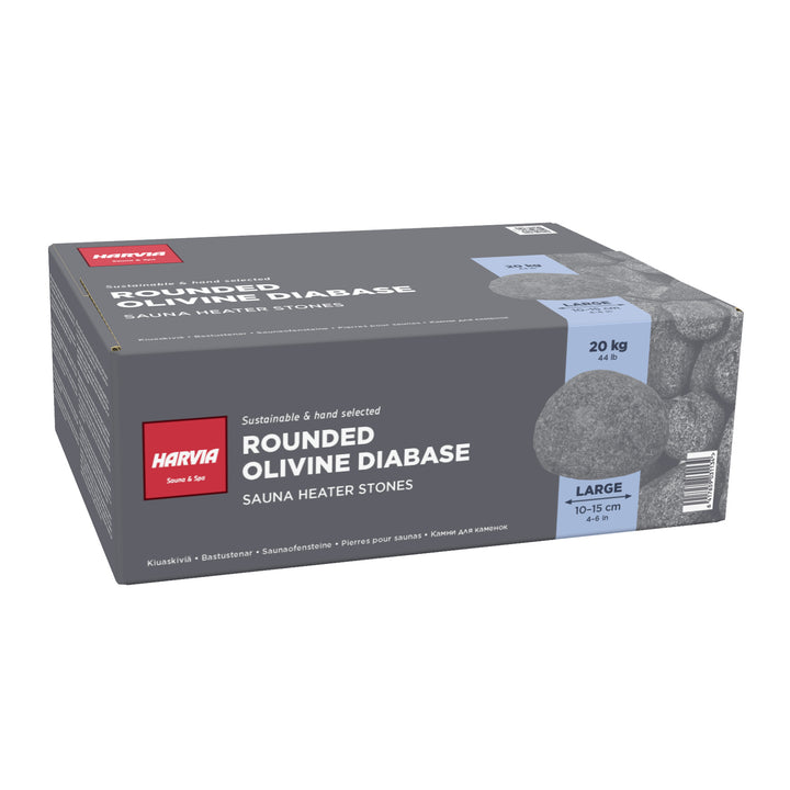 Harvia sauna heater stones rounded olivine diabase 2-4
