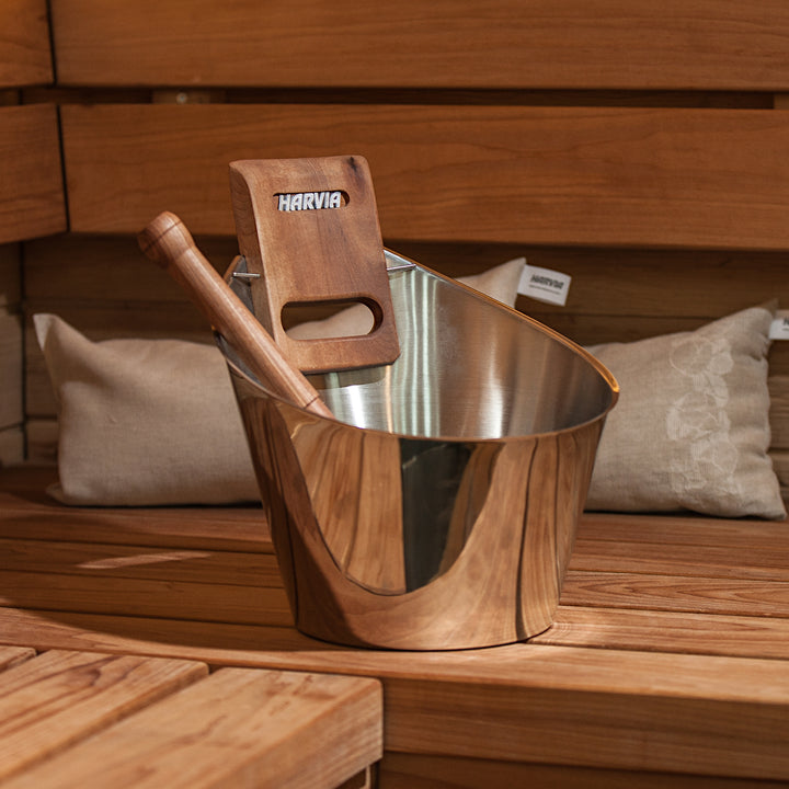 Harvia sauna accessory kit - Stainless Steel