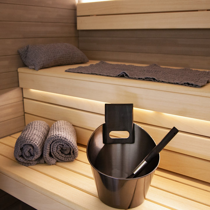 Harvia sauna accessory kit - Black Steel