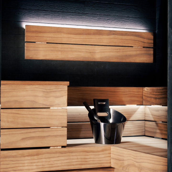 Harvia sauna accessory kit - Black Steel