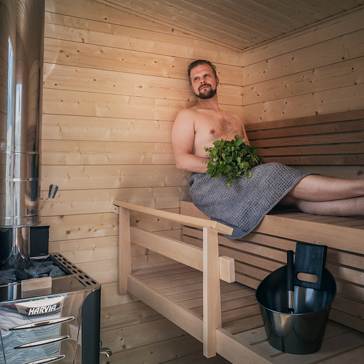 Harvia Solide Compact outdoor sauna