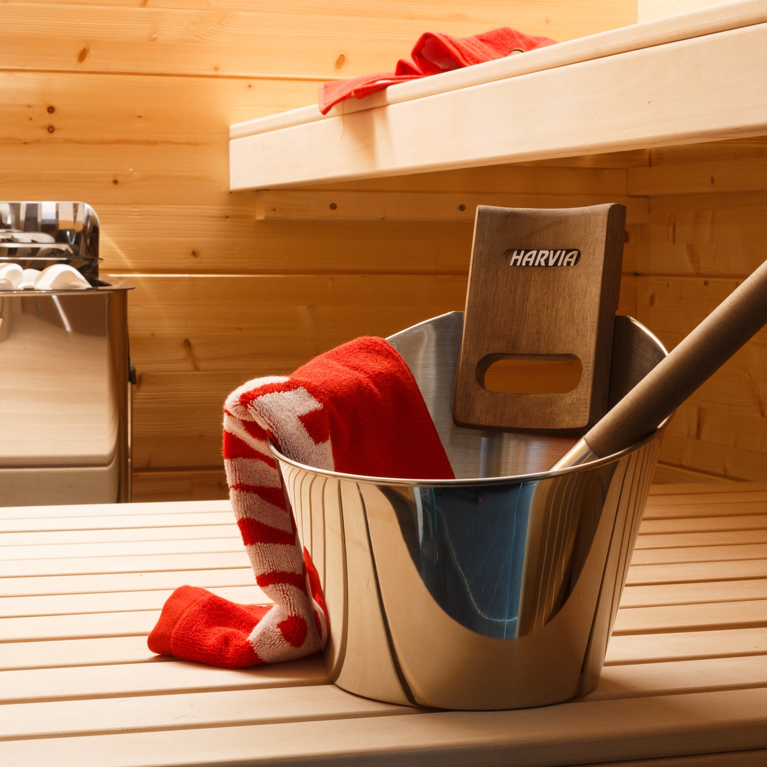 Harvia sauna accessory kit - Stainless Steel – Saunastore.com