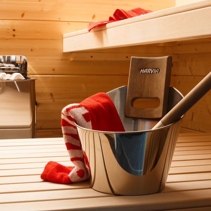 Harvia sauna accessory kit - Stainless Steel