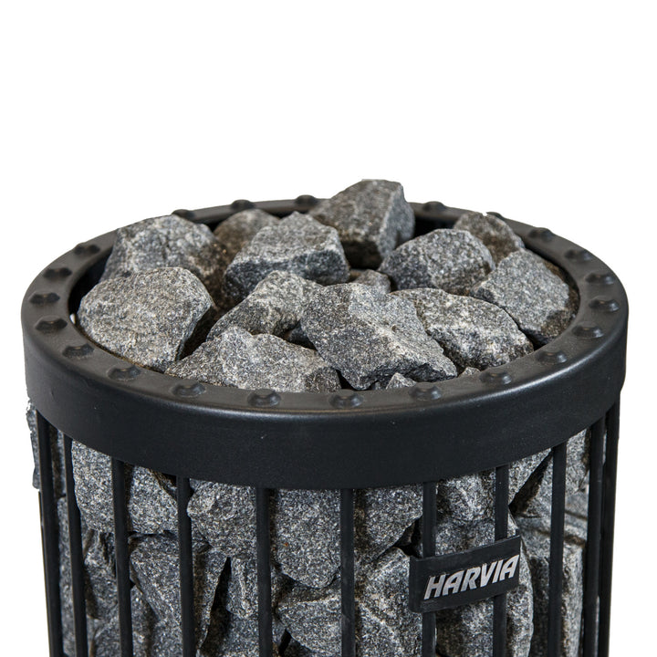Harvia sauna heater stones edgy olivine diabase