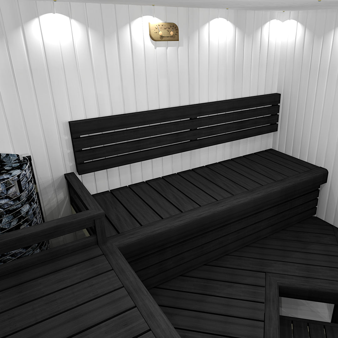 Triangle Sauna Layout Outdoor sauna NL2424 Deco triangle – Saunastore.com