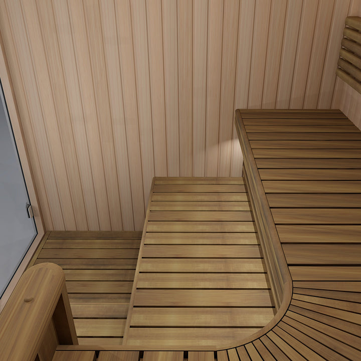 NL2320 Deco - Black outdoor sauna